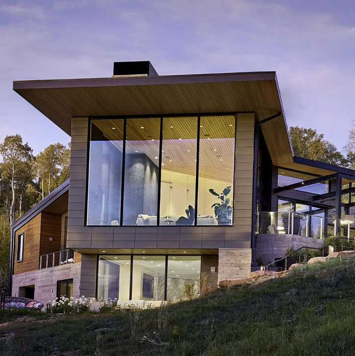 Modern Exterior Materials for Contemporary Mountain Homes