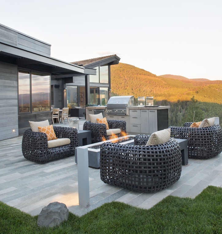 a modern home in a Vail community