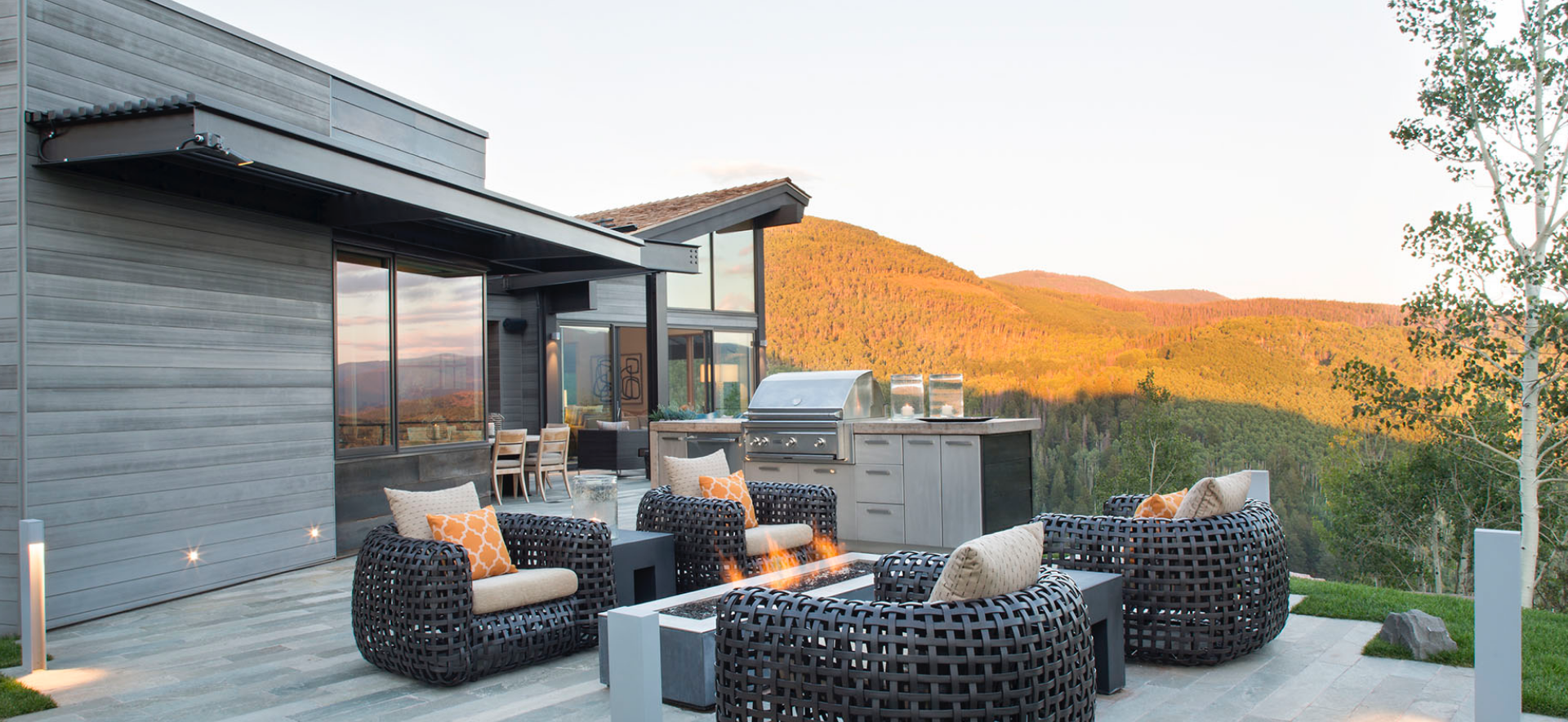 modern mountain home